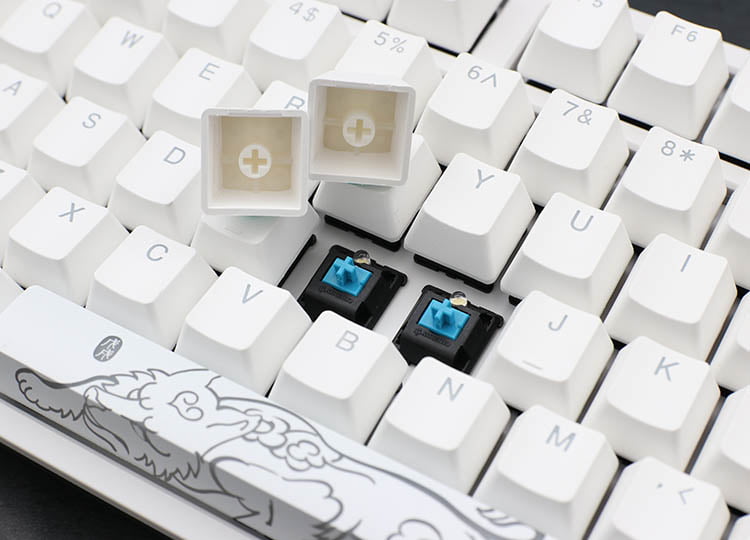 Ban Phim Co Ducky One 2 White Led 3