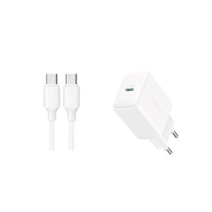 Củ sạc Joyroom 20W TCF20 1 cổng sạc C to C chân tròn