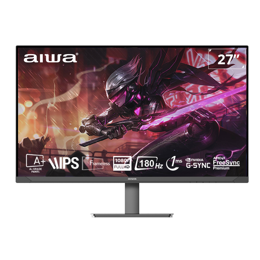 AIWA MD2707-K 27inch monitor 180Hz IPS FHD 1ms