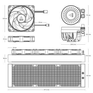 Arctic Liquid Freezer III 360 ARGB AIO White