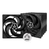 Arctic P14 PWM PST Fan Black – 5 Pack