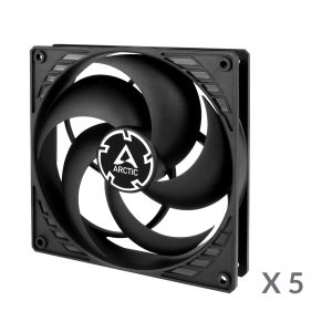 Arctic P14 PWM PST Fan Black – 5 Pack